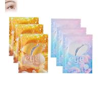 Patch Occhi-Eye Patch, Under Eye Mask, Maschera per Gli Occhi, Patch Occhiaie e Borse in Gel, Patch Occhi Contorno Occhi, Riduce Occhiaie, Gonfiori, Borse Sotto gli Occhi e Rughe, 6 Pezzi