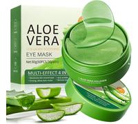 Patch Occhi Idratanti Con Aloe Vera E Collagene, 60 Pezzi Maschera Occhiaie E Bo
