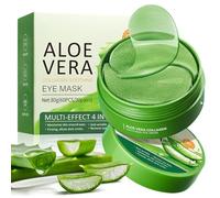 Patch Occhi Idratanti con Aloe Vera e Collagene, 60 Pezzi Maschera Occhiaie e Borse Effetto Defaticante, Trattamento Contorno Occhi Antirughe per Uomo e Donna, Patch Idrogel per Rughe e Linee Sottili