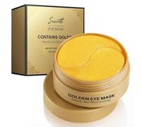 Patch Occhi in Hydrogel all’Oro, 60 Patch Occhi 80 g, Maschera Contorno Occhi, Cura Quotidiana, Patch Gel per Occhi, Barattolo, Routine Beauty