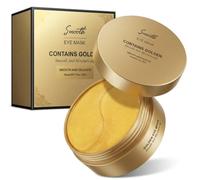 Patch Occhi Oro 24K, 60 Pezzi Maschere Contorno Occhi Antirughe con Acido Ialuronico, Maschera Idratante Sgonfia Occhiaie e Borse, Trattamento Lifting per Donne
