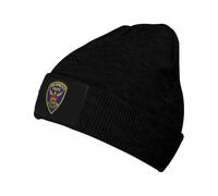 Patch of The San Francisco Police Donna Uomo Beanie in Maglia Caldo Beanie Cappello Elastico Berretto Invernale per Arrampicata Moto Tutte Le Stagioni