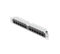 Patch panel 12 porte 1U 10 cat.6 grigio PPU6-9012-S