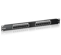 PATCH PANEL 16P 19" 1U NERO