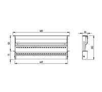 Patch Panel 19" Modular 1U 24 Porte Nero Grigio Estraibile Cat6 Rete