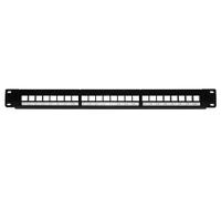 Link Pannello Patch Vuoto 24 Porte, Nero