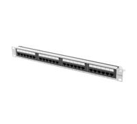 PATCH PANEL 24 PORTE 1U 19" CAT.6A GRIGIO PPUA-1024-S
