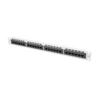 Patch panel 24 PORTE 1U cat.6 grigio PPU6-1024-S