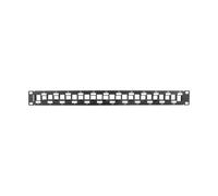 Patch Panel 24 Porte UTP Categoria 6 Lanberg PPKS-1224-B