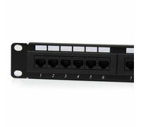 Startech 24 Port Cat6 110 Panel Nero One Size / EU Plug