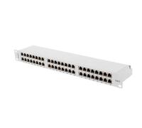 PATCH PANEL 48 PORTE 1U 19 CAT.6 FTP SCHERMATO GRIGIO PPS6-1048-S