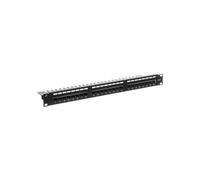 Patch panel completo 19 pollici 24x RJ45 U/UTP cat. DN-91624U-EC