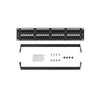 Patch Panel Lanberg 48 Porte 2U 19" Cat.6 Nero