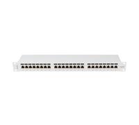 Patch Panel Lanberg PPSA-1024-S 24 Porte Cat6a FTP 1U Rack ABS Metall