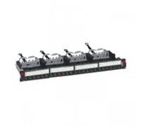 Patch panel legrand 19" pannello modulare con 24 -rj45 cat 6 utp ad aggancio rapido montanti