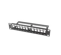 PATCH PANEL VUOTO 12 PORTE 1U 10 CON ORGANIZER PER PPKS-9112-B