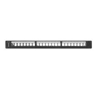 Patch panel vuoto 24 porte 1U 19 con organizer per PPKS-1124-B