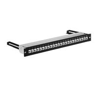 Patch panel vuoto estensibile RACK 19 1U su 24 PPM19-1U-24P-S-B