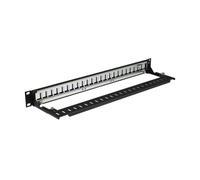 Patch panel vuoto RACK 19 1U per 24 moduli Keystone con PID-00258