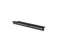 Patch panel vuoto RACK 19 1U per 24 moduli Keystone PPKS-1024-B