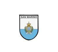 Patch Patch Bandiera San Marino Santo Marino Stampa Brode Auto-Agrippant