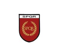 Patch Patch Patch Bandiera spqr Romano Impero Tattico Stampa Brode Auto-Agrippante