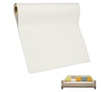 Patch Pelle Adesiva per Riparazioni, 40 x 137cm, Ecopelle Autoadesiva in PU per Divani (Bianco Latte)