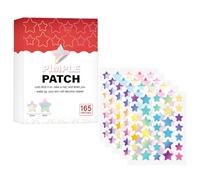Patch per Brufoli per Trattamento Localizzato Cerotti Anti-Acne in Idrocolloide, Punti Anti-Acne per una Cura della Pelle Efficace Giorno & Notte, Forma Stella, Punti Invisibili 165 Cerotti