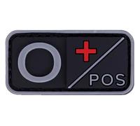Patch per gruppo sanguigno A B AB O positivo, negativo, 5 x 2,5 cm, Chiusura A Strappo