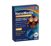 Patch Per Il Modellamento Del Corpo - Cuscinetto Rassodante Per La Pelle Dl Torace Da 18 Pezzi - Adesivi Dimagranti 1,38x1,77 Pollici | Per Gli Uomini Riduzione Deel Seno Cura Post Allenamento Home Fi