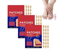 Patch per il rinnovamento delle unghie - Patch per la riparazione delle unghie extra forti - Adesivo per la cura dei danni - Rinforzante multiuso per unghie dei piedi, aspetto sano (3 borse)