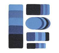 Patch per jeans - Adesivo da stirare per interni esterni, 25 pezzi che coprono le imperfezioni patch pantaloni, per vestiti, giacca tasca borsa cappello abbigliamento da lavoro al ginocchio