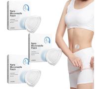Patch per la cura della pelle con nano-microneedri, patch con microneedri, supporto mirato, mantenimento di curve corporee perfette per donne e uomini (3pcs)