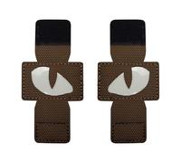 Patch per occhi di gatto riflettente - Fascette a gancio patch da ricamo lucide Patch morbide - Soft Portable Multipurpose Cat Eyes Glow In The Dark Non Fading per cappello abbigliamento giacca