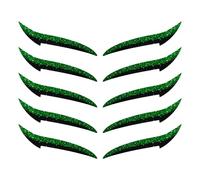 Patch Per Ombretti - Adesivi Per Rivestimenti Per Occhi | 10 Pezzi Patch Di Trucco Impermeabile | 1.69x0.91 Pollici Donne Decaldano Shadow | Adesivi A Strisce Riutilizzabili | Striscia Per Il Trucco D