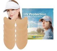Patch per protezione solare facciale - adesivi UV trasparenti per viso | Patch di golfs per facciale UV chiaramente aodore | Patch da sole da golfs esterno per uso quotidiano