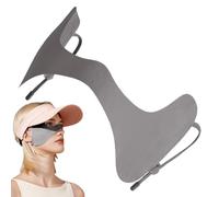 Patch per - Protezione UV in nylon ed elastan traspirante per | Patch Di Protezione Solare Sotto 9,65 X 3,74 Pollici Per Abbronzatura | Grigio Chiaro/grigio scuro/nero/ros