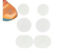 Patch Per Scarpe Per Fori - 6 Pezzi Tamponi Adesivi Prevenzione Degli Illuminamenti Della Punta | Patch Adesivo Interno Per | Per Stivali Punta Suola Sneaker A Piedi Collo, bianco