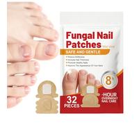 Patch Per Unghie - 32 Pezzi Naturali Extra Resistenti, Toppe Per Cura Dei Piedi Per Unghie Scolorite Ispessimento Riparazione Gialla, Scudo Adesivo Per Ripristino Avanzato | Trattamento Incarnito Per