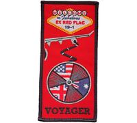 Patch ricamata 8 squadroni bandiera rossa FACS RAF - ULTIMI POCHI