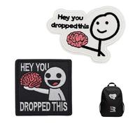 patch ricamate adesive 2 pezzi toppe divertenti per zaino giacca cappello personalizzate con retro adesivo per abbigliamento tattico fai da te regalo originale