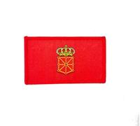 Patch ricamate Bandiera Navarra con colori ufficiali - Scudo ricamato - Patch motociclistiche ricamate - Patch militari, patch Navarra (Navarra)