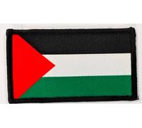 Patch ricamate bandiera palestinese con colori ufficiali - stemma ricamato - toppe motociclistiche ricamate - toppe militari, toppa palestinese (Palestina)