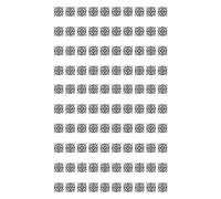 Patch Riflettenti, Foglio Riflettente con Resina Eccellente, Misurazione del Prisma, Adatto per l'indagine Totale della Stazione, Resina, 100 Pezzi, Riflettori (2 * 2 cm)