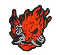 Patch Samurai Giappone, Toppe ricamate termoadesive da applicare con ferro da stiro o cucire. Fai Da te (Piccola)