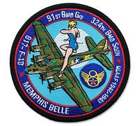 Patch Seconda Guerra Mondiale World War II Aircraft Edition (USAAF 91st Bombardment Group 324th Bmb sqdn 1942-1943 B17 F-10 Memphis Belle)
