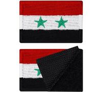 Patch Siria, set da 2 | Klett Patch Syria, Patch militari con chiusura a strappo, Patch tattici di morale con chiusura a strappo | 40x60mm
