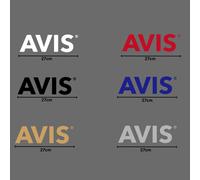 Patch sponsor AVIS 27 cm - Logo Iron-On a trasferimento termico per...