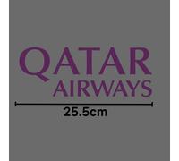 Patch sponsor Qatar Airways 25,5 cm - Logo Iron-On a trasferimento termico...