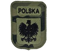 Patch stemma Polonia 80 x 110 mm - Green